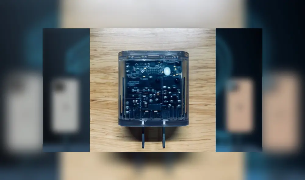 Desliza para ver las fotos del supuesto cargador del iPhone 12. Foto: Twitter/Mr·white Desliza para ver las fotos del supuesto cargador del iPhone 12. Foto: Twitter/Mr·white