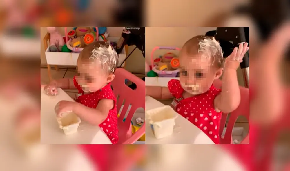 Desliza a la izquierda para ver más fotos de la tierna travesura de esta bebé. (Foto: composición)