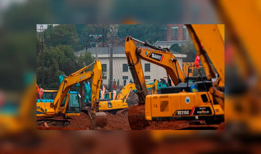 China: transmiten en vivo la construcción de hospital especializado para atender casos de coronavirus [VIDEO]
