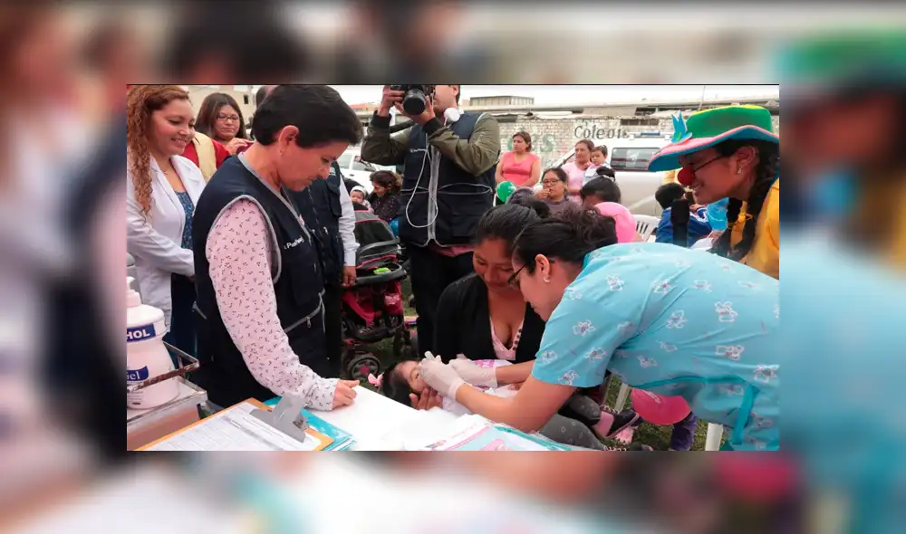 Minsa: Niños menores de 5 años fueron vacunados contra 26 enfermedades