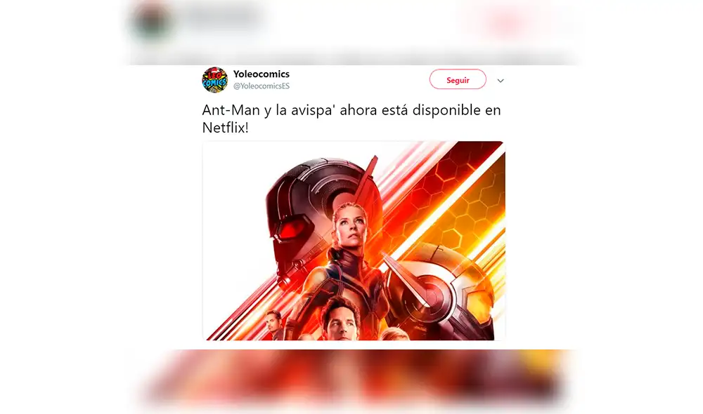 Netflix anunció 'Ant man and the Wasp', pero fans hallaron amarga sorpresa