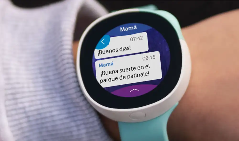 El dispositivo puede recibir y enviar mensajes. Foto: Vodafone