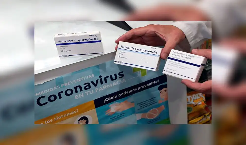 En España se conoce la dexametasona bajo el nombre de Fortecortin. Foto: EFE
