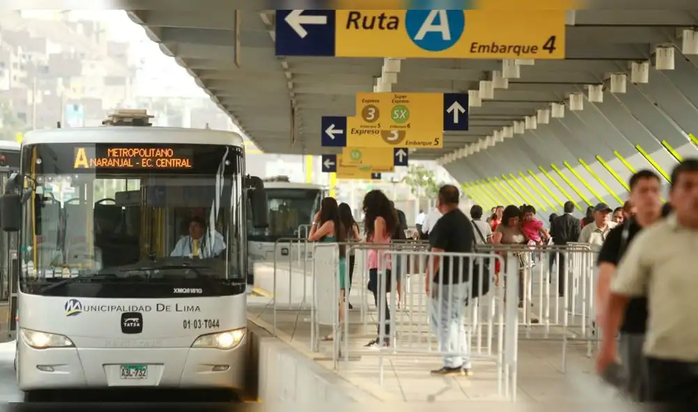 Metropolitano: Revisa aquí los horarios y rutas del servicio por Semana Santa Metropolitano: Revisa aquí los horarios y rutas del servicio por Semana Santa