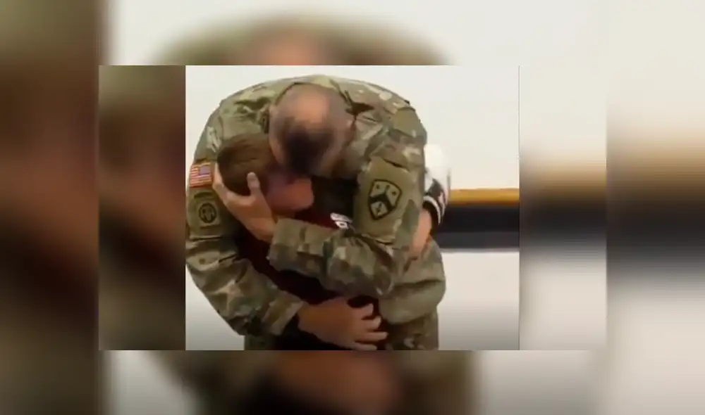 Facebook viral: padre militar vuelve de la guerra y tuvo emotivo reencuentro con su hijo [VIDEO] 