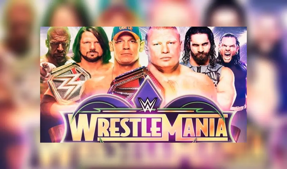 Wrestlemania 34: esta es la cartelera a dos días del evento de WWE Wrestlemania 34: esta es la cartelera a dos días del evento de WWE