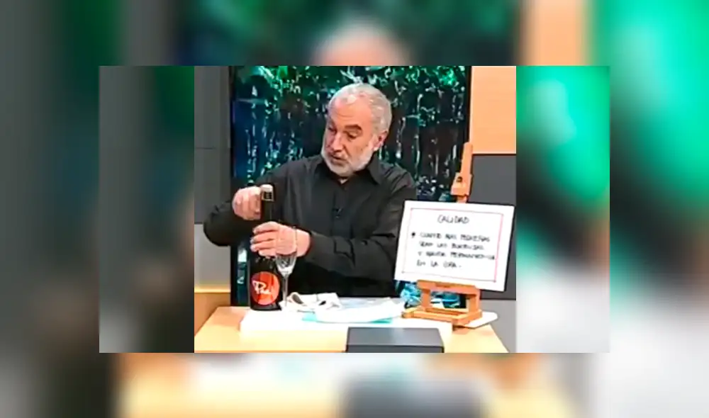 YouTube viral: catador pasa vergonzoso momento al enseñar a abrir una botella de vino [VIDEO]