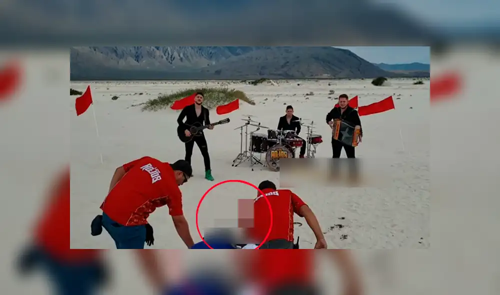 Vía Facebook. Banda de músicos grababan videoclip en medio de desierto cuando los animales entraron en escena y los sorprendieron
