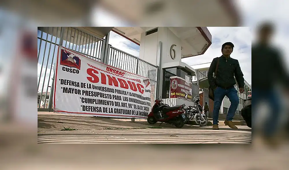 Cusco: Catedráticos suspenden huelga, pero no acuerdan recuperación de clases