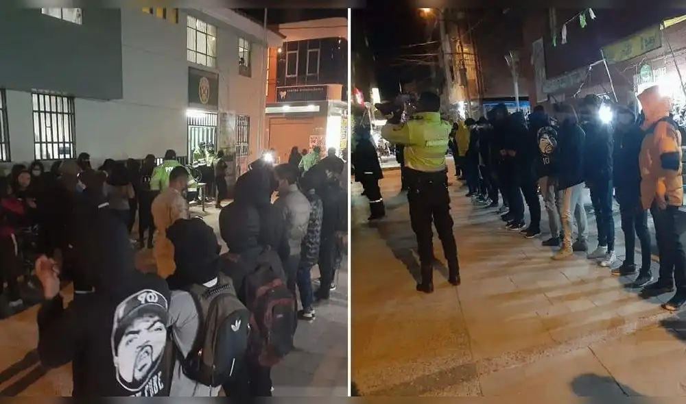 Puno. Policías y soldados sorprendieron a los jóvenes en plena fiesta en Ilave.
