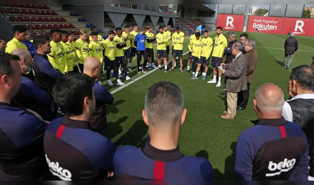 Barcelona: Jugadores aceptan reducirse el sueldo ante crisis por coronavirus. Barcelona: Jugadores aceptan reducirse el sueldo ante crisis por coronavirus.