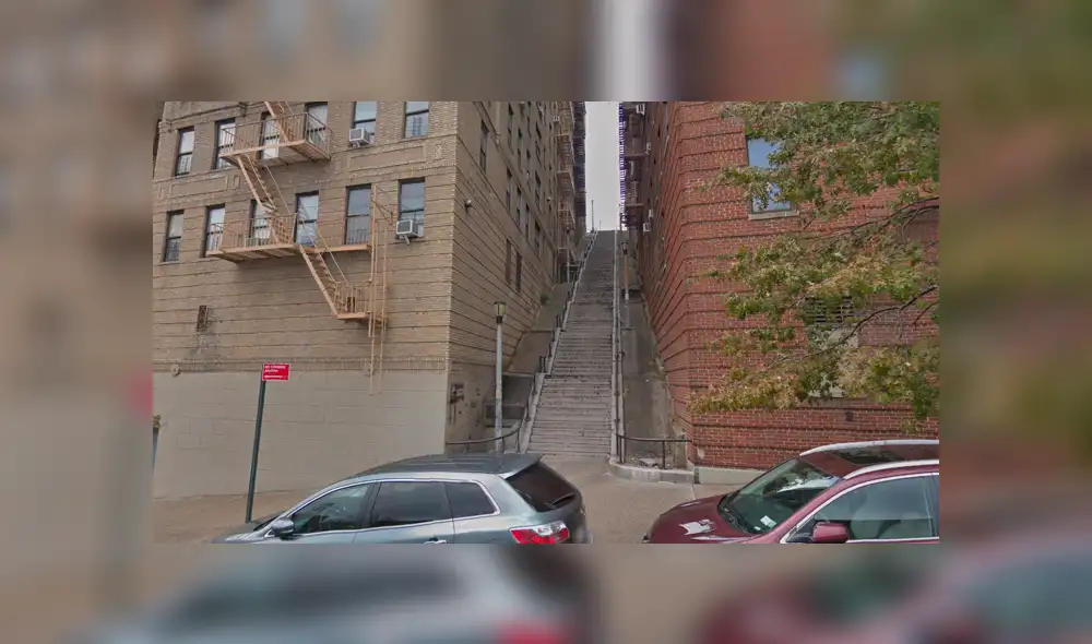 Desliza las imágenes para ver las escaleras en la que el ‘Joker’ y que fueron encontradas con Google Maps. Foto: Google.