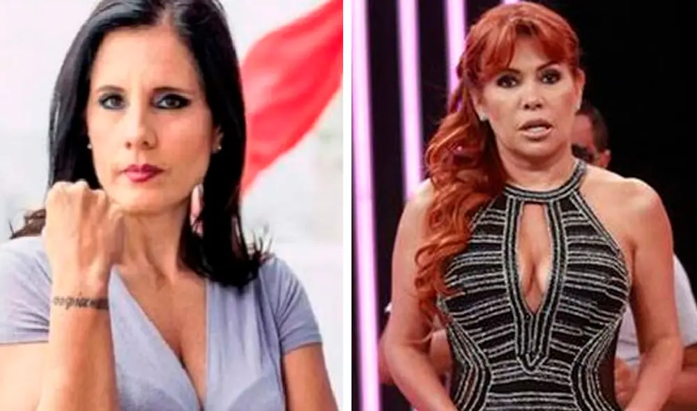 Claudia Cisneros y Magaly Medina se enfrentaron mediáticamente por el año 2005. Foto: Andina/ATV Claudia Cisneros y Magaly Medina se enfrentaron mediáticamente por el año 2005. Foto: Andina/ATV