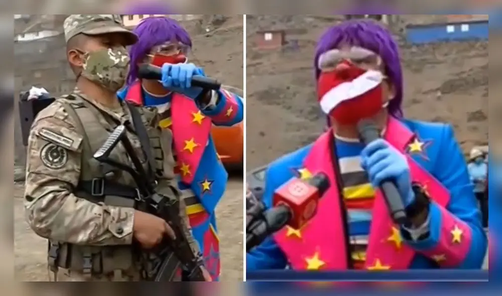 Huesito, el soldado que se disfraza de payasito para ayudar a los más necesitados | Créditos: capturas / Canal N