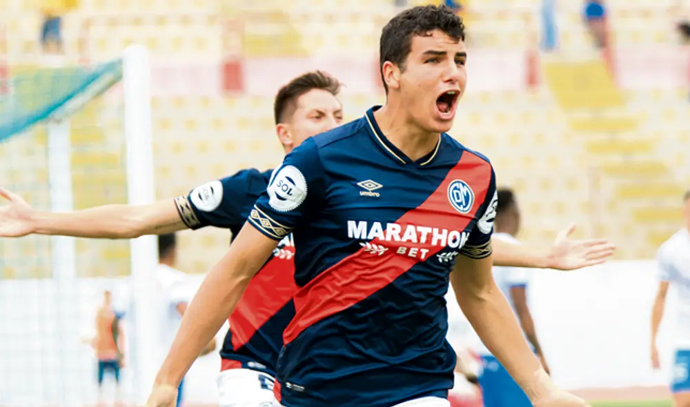 Matías Succar, delantero de Deportivo Municipal.