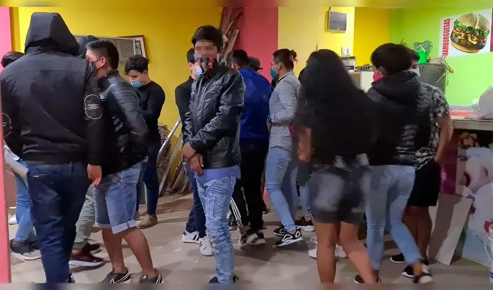 Al menos 40 personas fueron intervenidas en fiesta clandestina. (Foto: PNP)