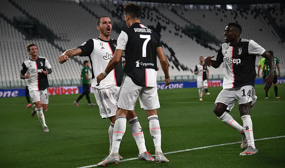 Juventus y Atalanta empataron 2-2 en el marco de la jornada 32 de la Serie A de Italia. | Foto: AFP