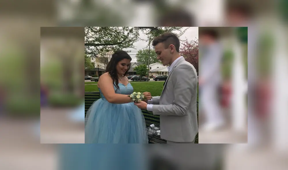 En Facebook, un joven quiso sorprender a su mejor amigo y le fabricó un vestido estilo princesa para su graduación.