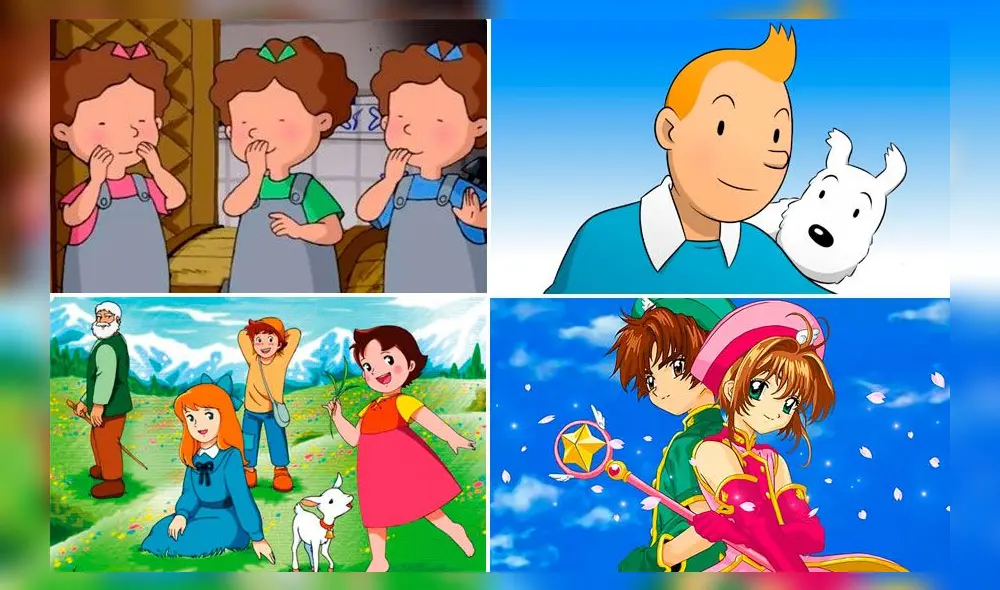 Dibujos animados para ver en servicios de streaming. Créditos: composición Dibujos animados para ver en servicios de streaming. Créditos: composición