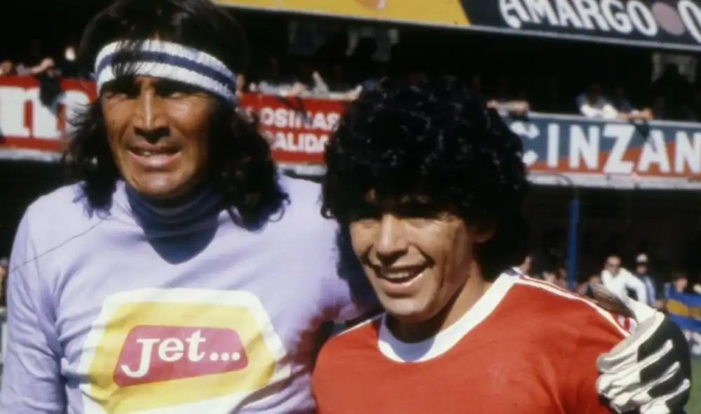 Diego Maradona le dedicó emotivas palabras a su excompañero de selección, Gatti. Foto: Archivo Diego Maradona le dedicó emotivas palabras a su excompañero de selección, Gatti. Foto: Archivo