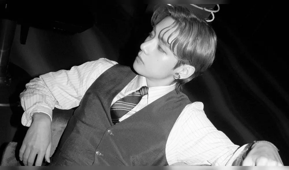 Desliza para ver más fotos de Taehyung de BTS. Créditos: Big Hit Entertainment