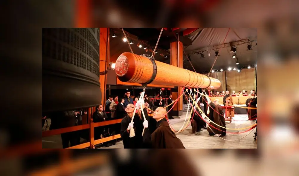 Monjes budistas dan inicio al Año Nuevo Lunar 2020 en Taipei, Taiwán. Foto: EPF-EFE Monjes budistas dan inicio al Año Nuevo Lunar 2020 en Taipei, Taiwán. Foto: EPF-EFE