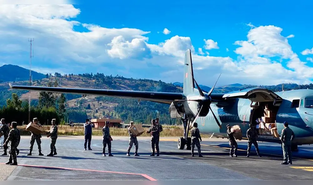 Marina trasladó insumos para Cajamarca Marina trasladó insumos para Cajamarca