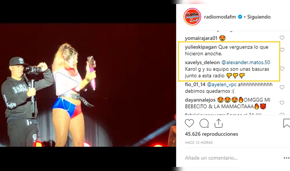 Usuarios culpan a Karol G de sabotear show musical de Leslie Grace [VIDEO]
