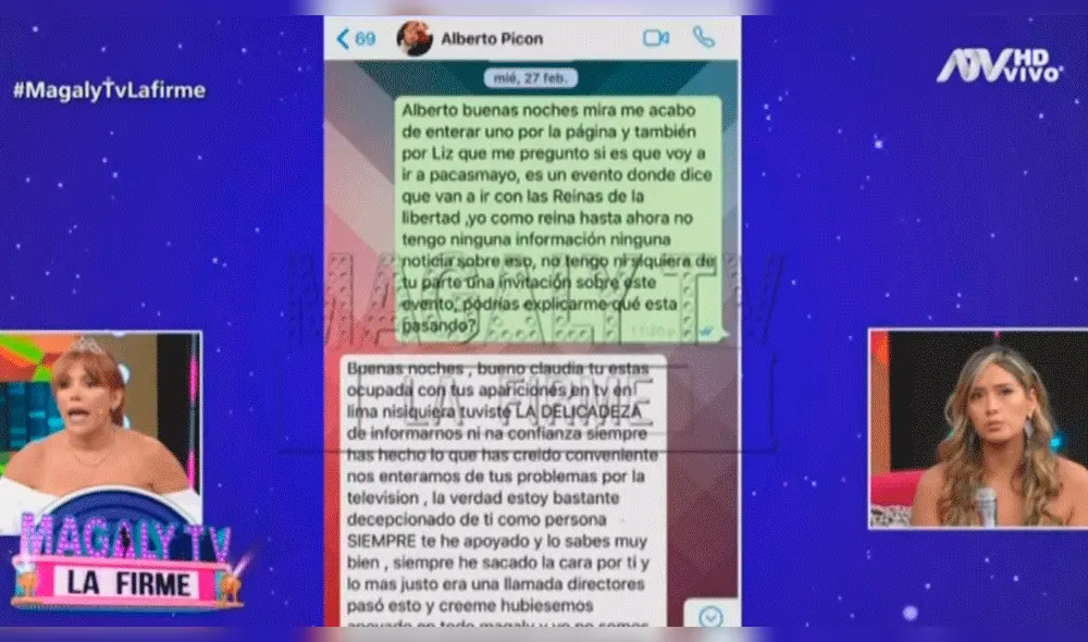 Claudia Meza defiende su corona y hace grave denuncia contra organización