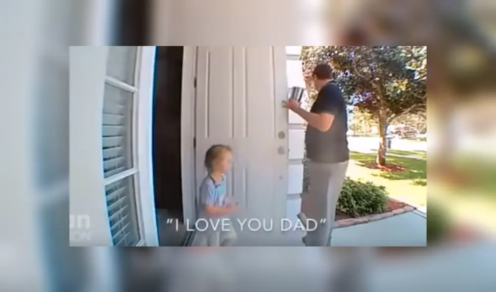 El comentario de la pequeña tomó por sorpresa al hombre, quien reaccionó de una divertida manera. Foto: captura