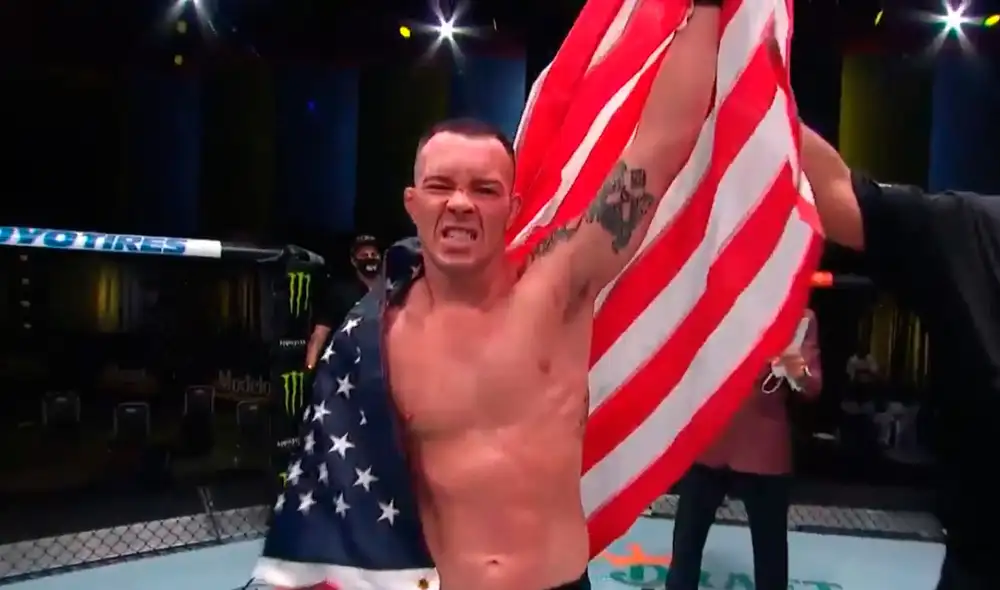 Covington derrotó a Woodley en una épica batalla. (FOTO: Captura UFC). Covington derrotó a Woodley en una épica batalla. (FOTO: Captura UFC).