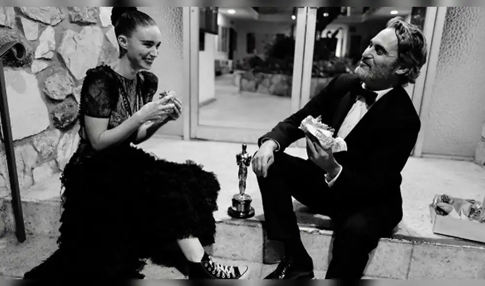 Joaquin Phoenix y Rooney Mara, Oscar 2020, veganos Joaquin Phoenix y Rooney Mara, Oscar 2020, veganos
