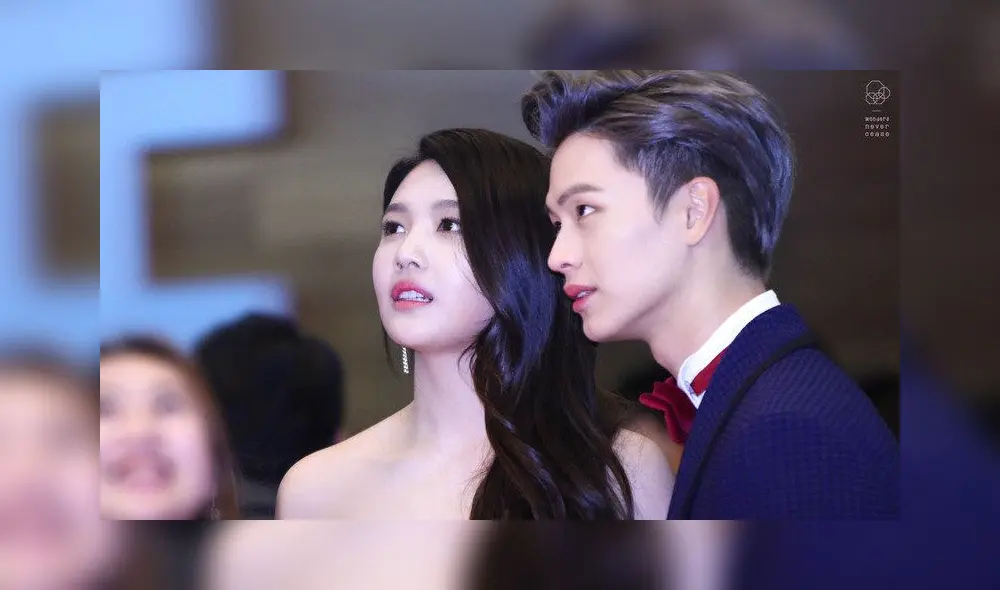 Joy y Sungjae fueron esposos ficticios para el programa We got married.