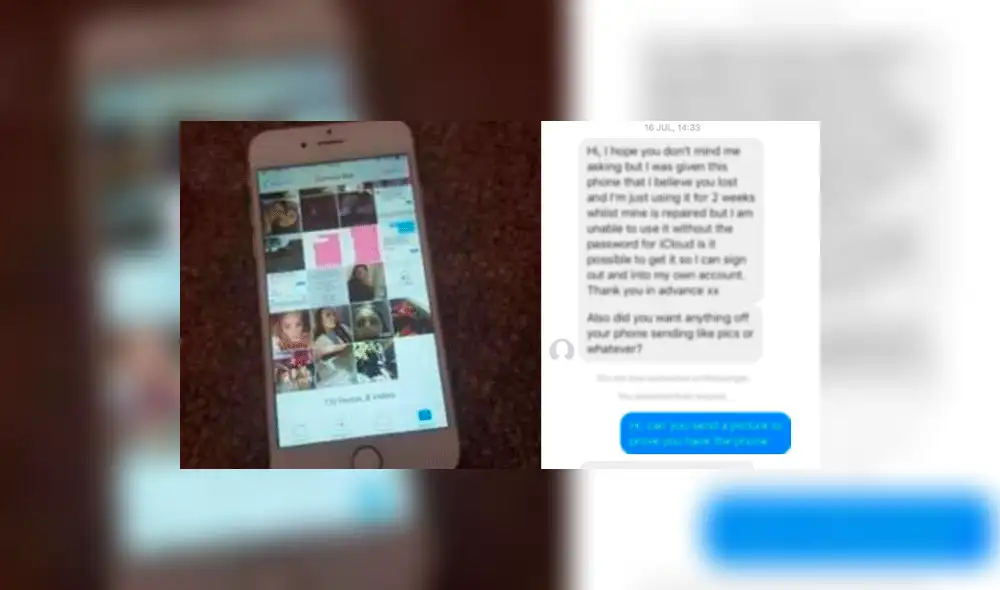 Facebook: roban su iPhone y le mandan mensajes para pedir su contraseña de iCloud [FOTOS]