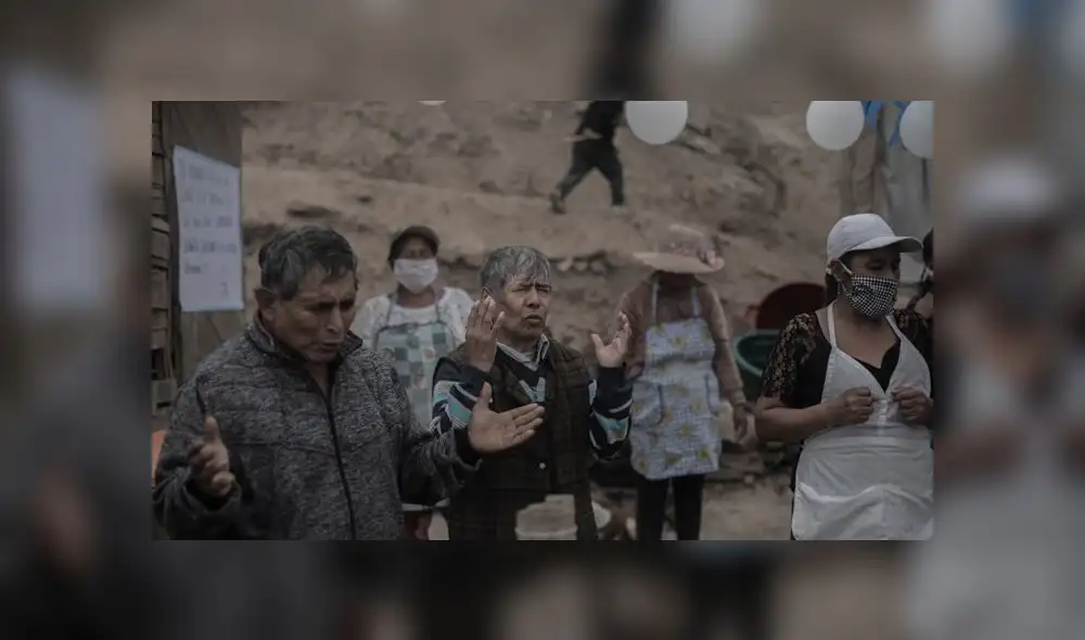 Olla Común en el Asentamiento Humano Nadine Heredia en Carabayllo. Fotos Aldair Mejia / La República