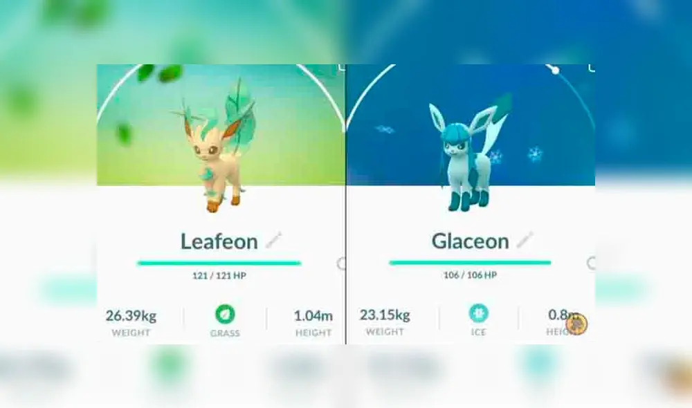 Eevee es de tipo Normal. Esta criatura puede evolucionar a 8 Pokémon distintos. (Fotos: Niantic) Eevee es de tipo Normal. Esta criatura puede evolucionar a 8 Pokémon distintos. (Fotos: Niantic)
