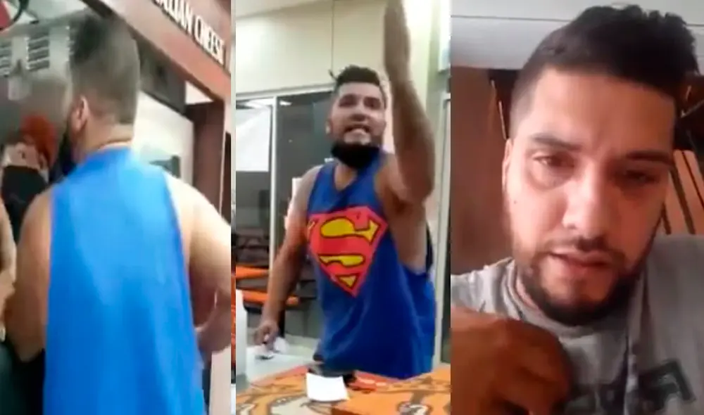 Los internautas no dudaron en revelar la identidad del joven agresor. Foto: composición Twitter Los internautas no dudaron en revelar la identidad del joven agresor. Foto: composición Twitter