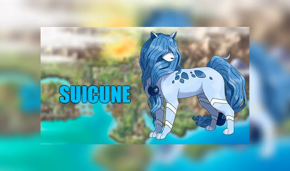 Mejora visual del sprite de Suicune en la beta de Pokémon Gold and Silver's de 1997.