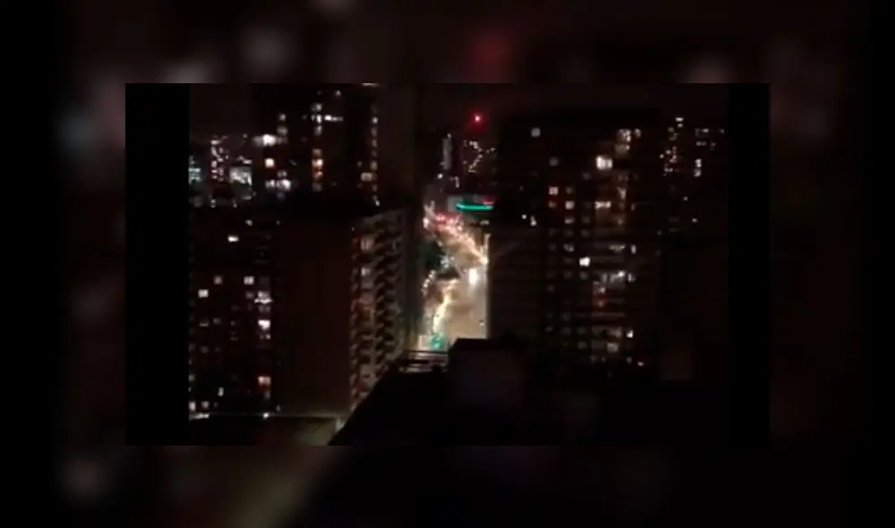 Cacerolazo en Chile. Foto: captura de video. Cacerolazo en Chile. Foto: captura de video.