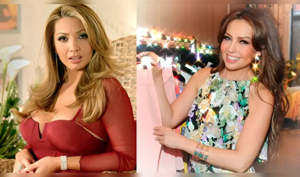 Thalía: Paty Navidad reaparece y la llaman 'clon' de la cantante [FOTOS]