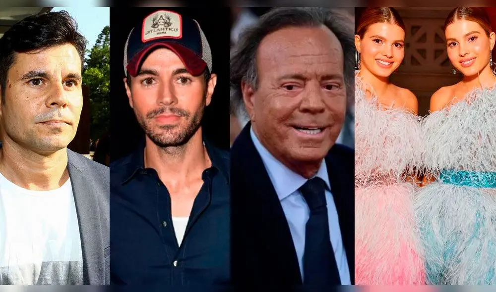 Julio Iglesias y sus hijos