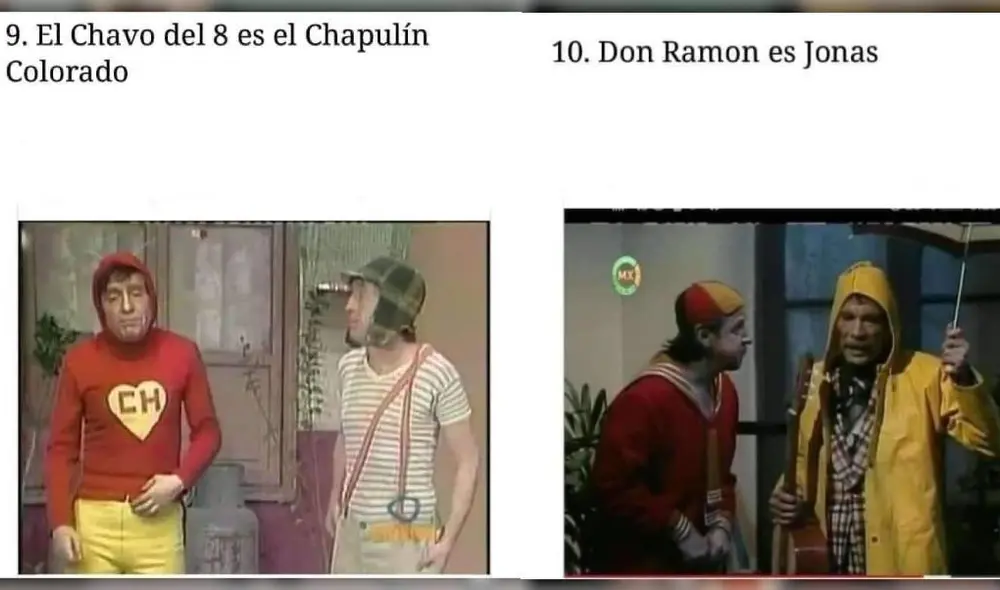 Desliza para ver las mejores comparaciones entre Dark y el Chavo del 8. Foto: Captura/Facebook