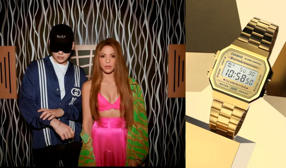 La comparativa de la colaboración de Shakira y Bizarrap entre la marca de relojes Casio y Rolex ha puesto en tendencia a ambas marcas