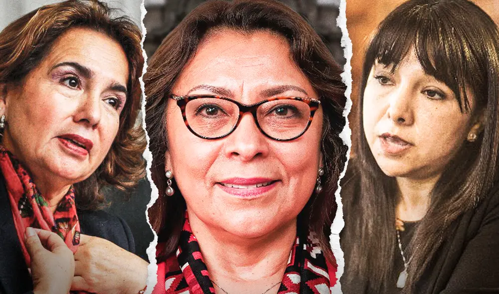 Elvia Barrios, Violeta Bermúdez y Mirtha Vásquez, mujeres que lideran altos cargos dentro de los tres poderes del Estado. Elvia Barrios, Violeta Bermúdez y Mirtha Vásquez, mujeres que lideran altos cargos dentro de los tres poderes del Estado.