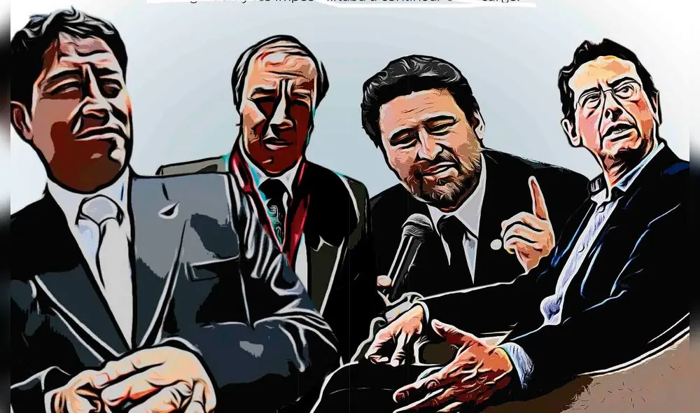 IMPEDIDOS DE POSTULAR. Flórez, Acurio, Boluarte y Moscoso tienen condenas en primera y segunda instancia en su contra. IMPEDIDOS DE POSTULAR. Flórez, Acurio, Boluarte y Moscoso tienen condenas en primera y segunda instancia en su contra.