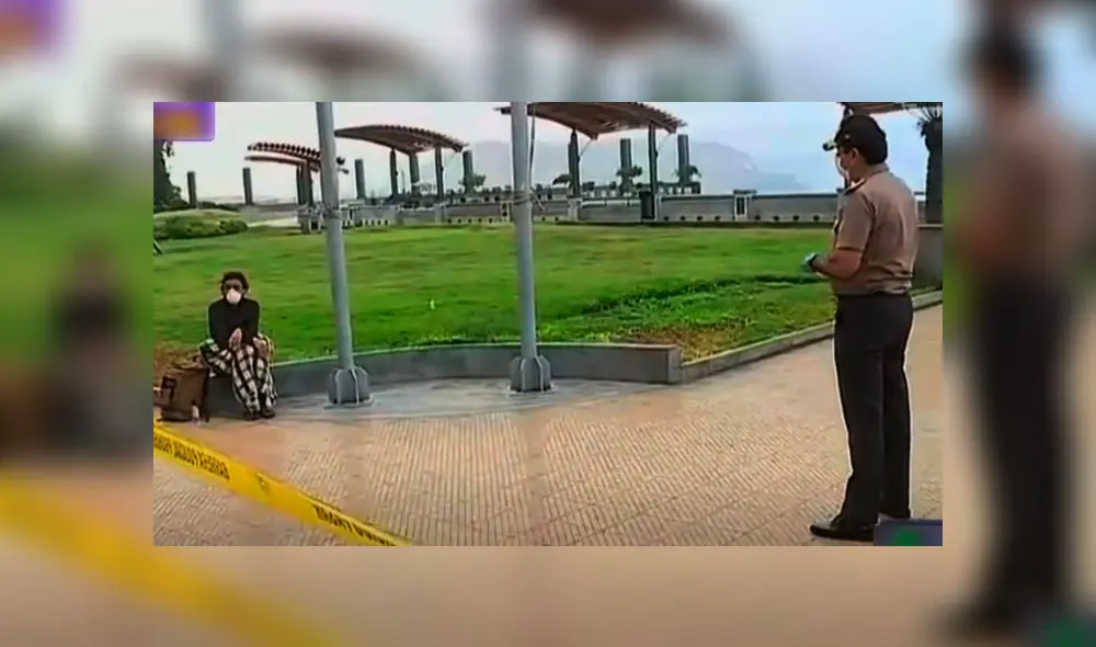 La joven que se encuentra en estado de abandono desde hace varios días. Foto: Captura/Latina.