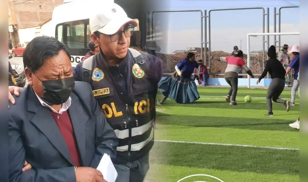 Puno. alcalde es acusado de malversación de fondos en obra. Foto composición LR