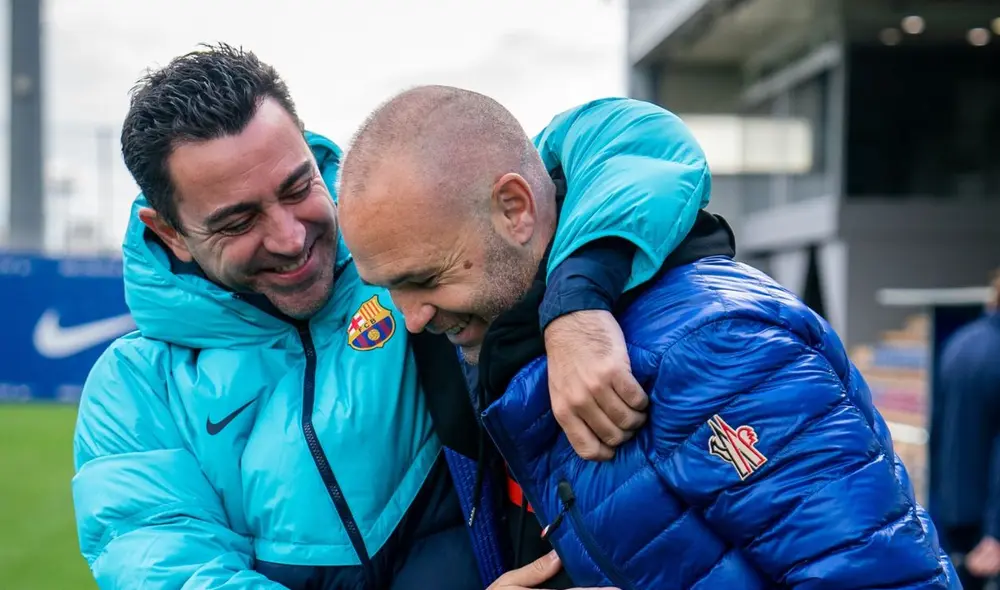Xavi e Iniesta ganaron 4 Champions League juntos en el Barcelona. Foto: FC Barcelona/Twitter
