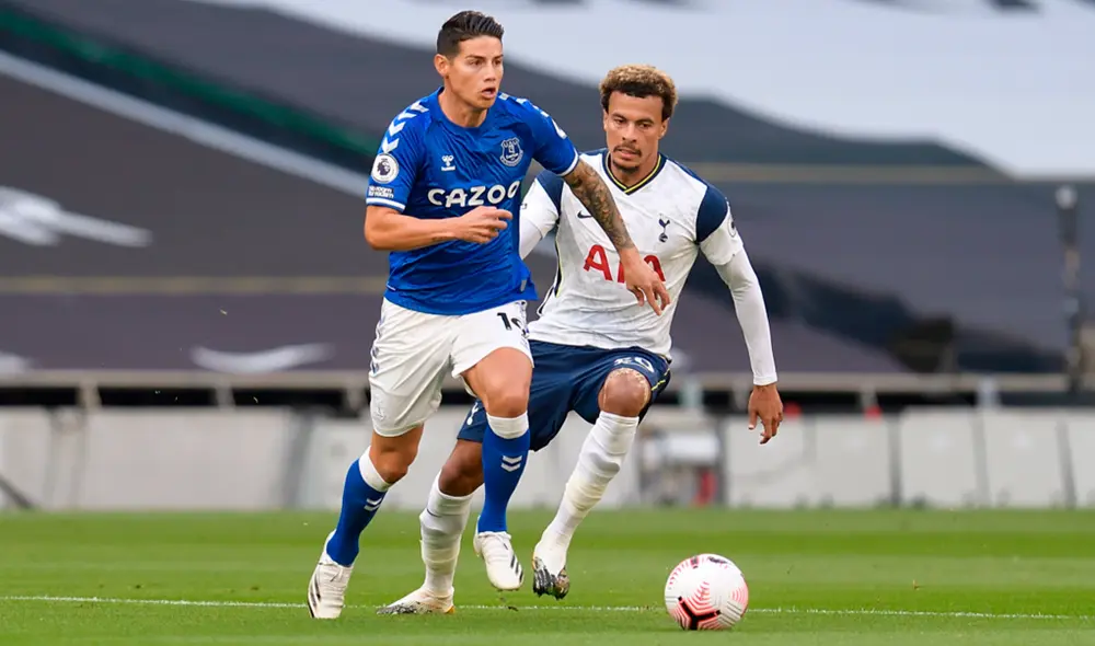 Everton vs. Tottenham EN VIVO con James Rodríguez por la Premier League. Foto: Everton