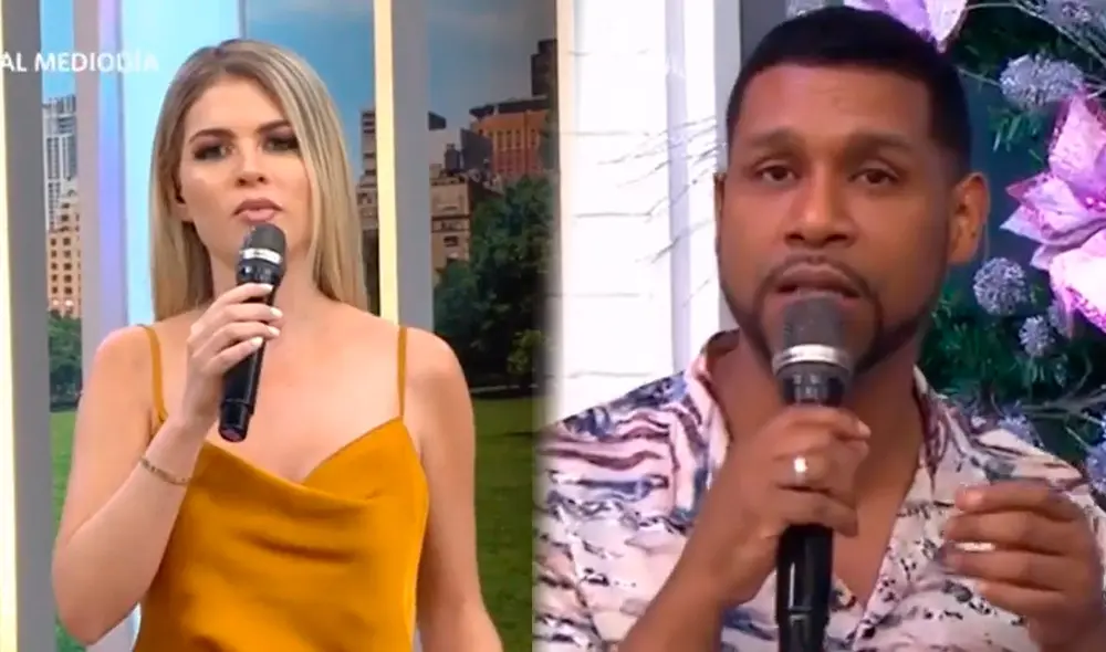 Brunella Horna y Richard Acuña están actualmente comprometidos. Foto: composición LR/ captura/ América TV. Brunella Horna y Richard Acuña están actualmente comprometidos. Foto: composición LR/ captura/ América TV.